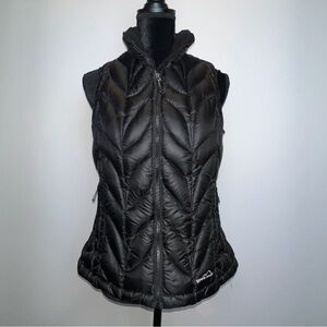 Eddie Bauer Premium Goose Down Vest - Black, Size Medium